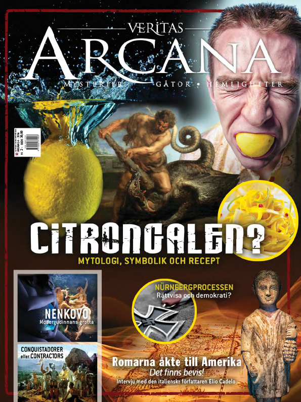 Centerfold photo and article in Veritas Arcana issue 2 – 2016 – Swedish by Rafn Sig,-