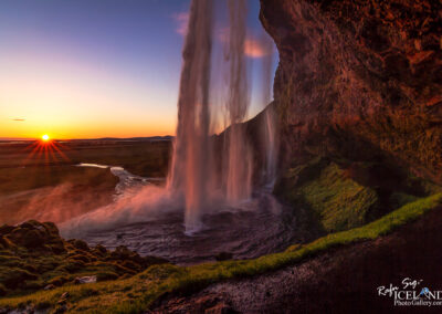 Seljalandsfoss waterfall in the twilight - South │ Iceland La