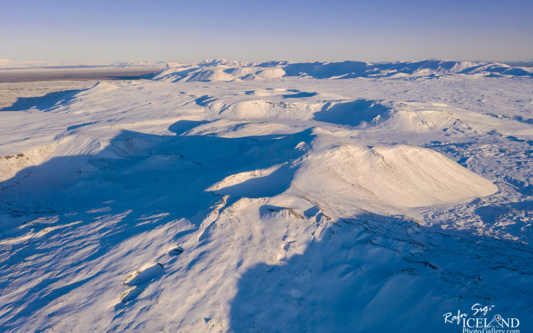 Iceland Landscape Photo from Air │ Grindarskörð, Tvíbollar or Miðbollar