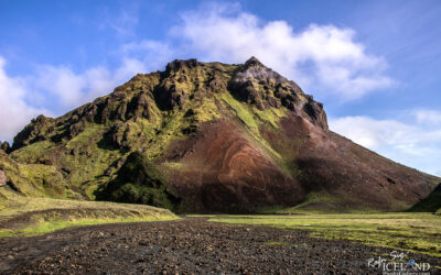 Remundargilshöfði mountain at Þakgil near Mýrdalsjökll.