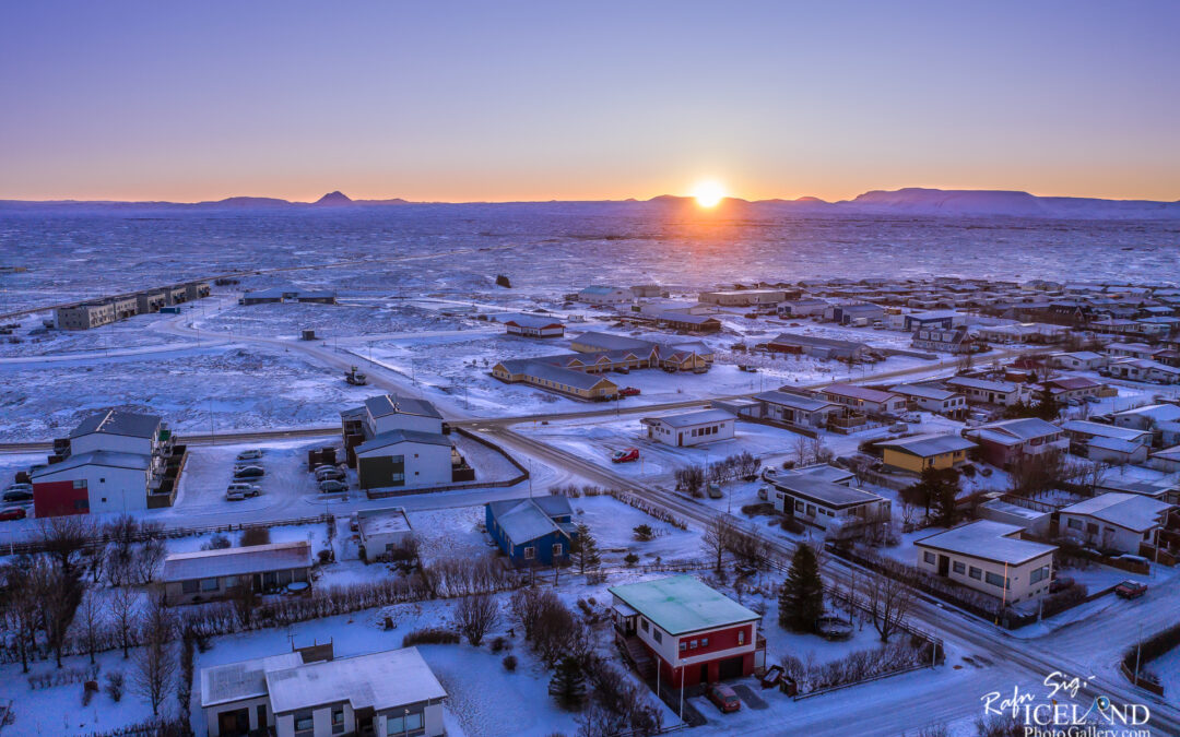 Vogar Vatnsleysuströnd – Iceland Cityscape Photography from air