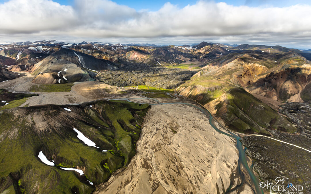 Landmannalaugar from air – Iceland Landscape Photo