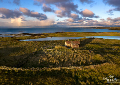 Móakot Abandoned Farmhouse │ Iceland Drone Photography
