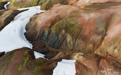 Hrafntinnusker Geothermal area │ Iceland Landscape from Air