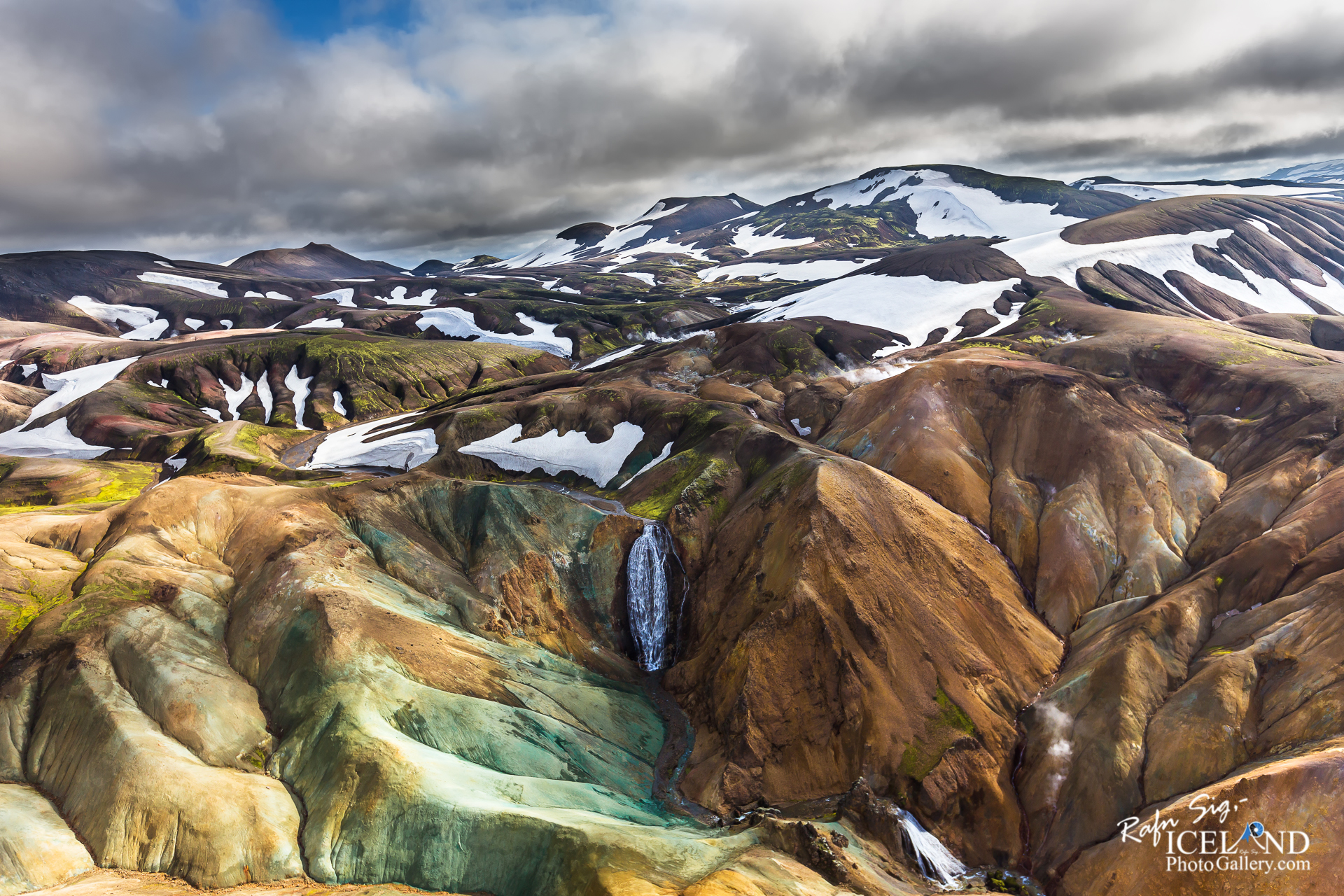 Landmannalaugar Highlands │ Iceland Landscape from Air