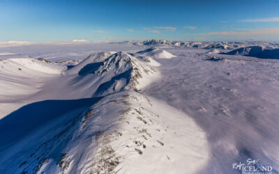 Nyrðri Eldborg Volcano in winter │ Iceland Landscape from Air