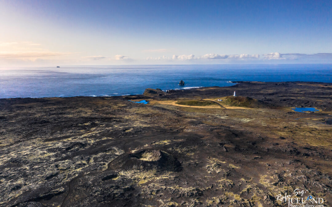 Skálafell Crater from air – Iceland Landscape Photo