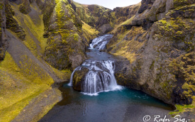 Stjórnarfoss waterfall - South │ Iceland Landscape Photograph