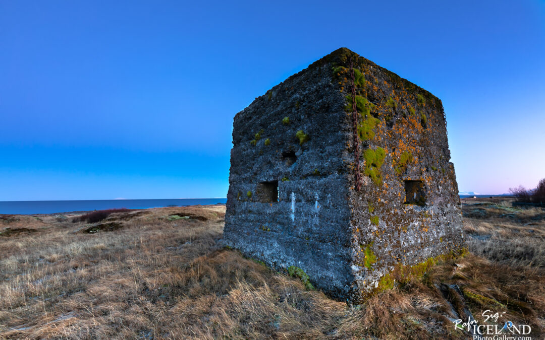 Abandoned windmill at Auðnar – South West – Iceland history