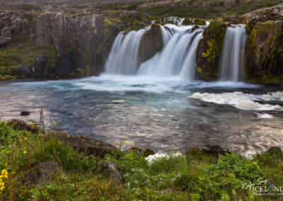 Bæjarfoss (Sjóarfoss) in the waterfalls - Westfjords │ Icela