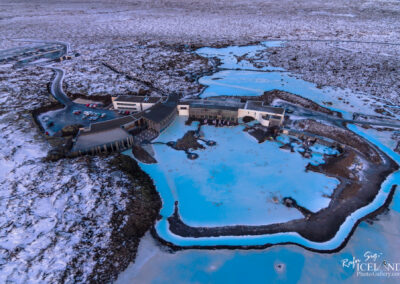 Blue Lagoon Spa │ Iceland Landscape from Air
