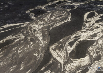 Dance in the riverbed │ Iceland Landscape from Air
