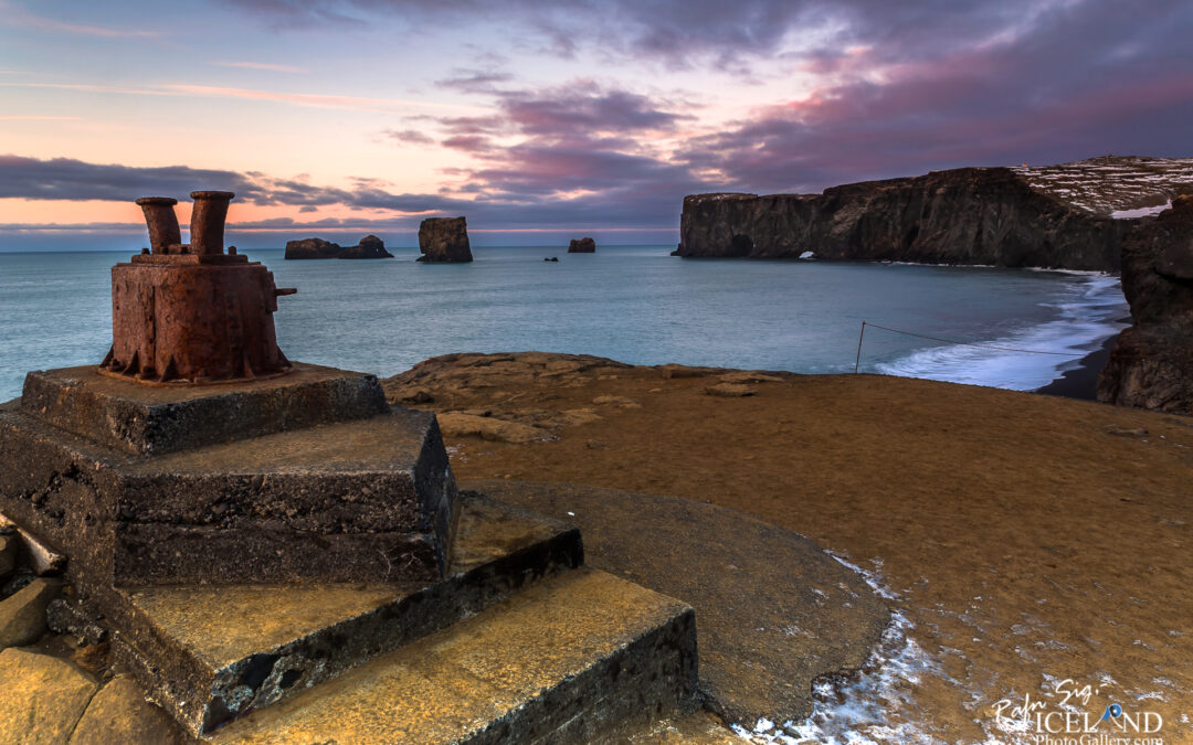 Dyrhólaey on the South coast │ Iceland Winter sunrise Landscape photo