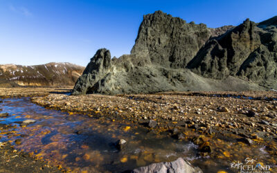 Grænagil at Landmannalaugar Geothermal Highlands are │ Icelan