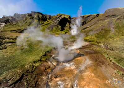 Hengill Geothermal Volcano area │ Iceland Landscape from Air