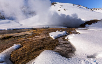 Hengill Geothermal area in winter │ Iceland Landscape