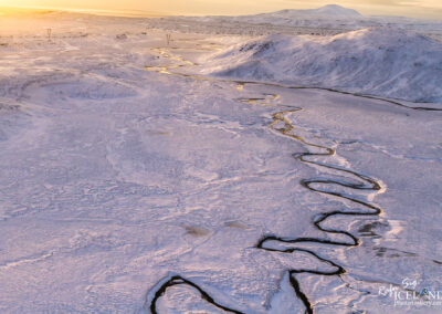 Hengill central volcano area in winter │ Iceland Landscape fro
