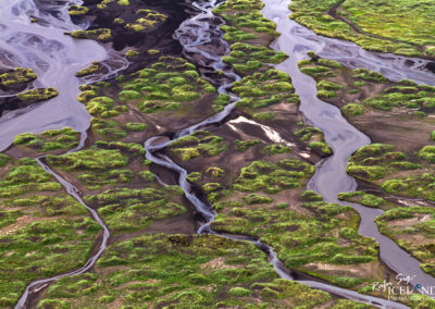 Hverfisfljót river │ Iceland Landscape from Air