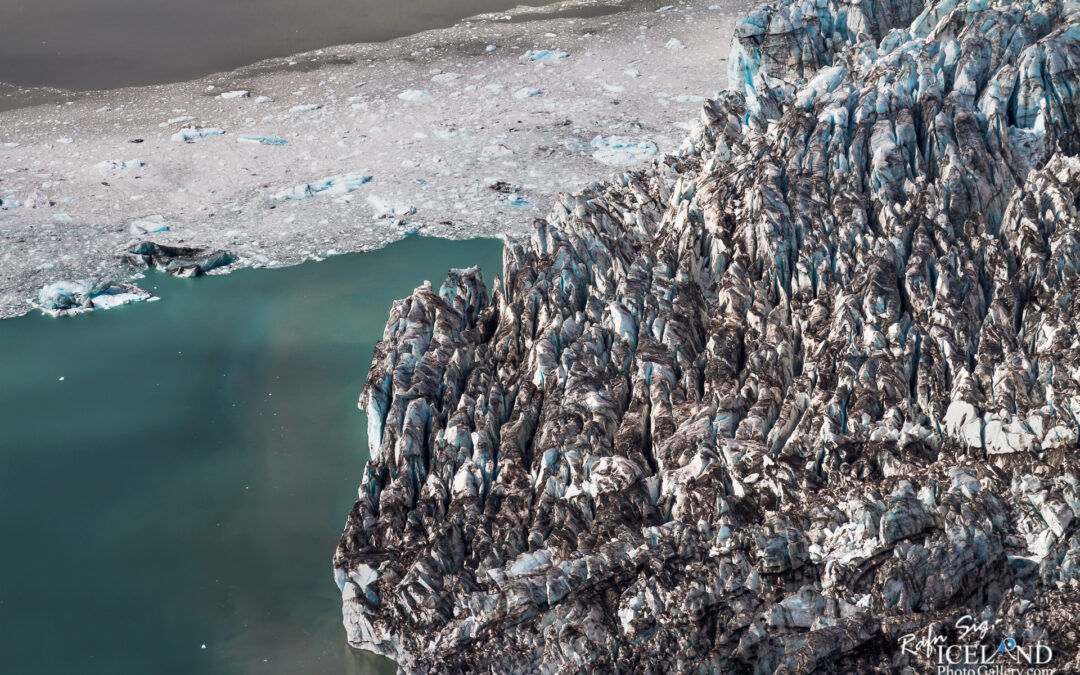 Jökulsárlón – Glacier Lagoon – Iceland Landscape from Air