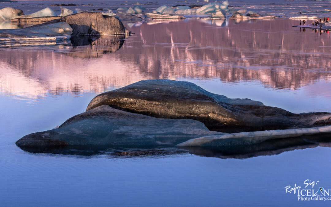 Jökulsárlón Ice Lagoon or glacial river lagoon