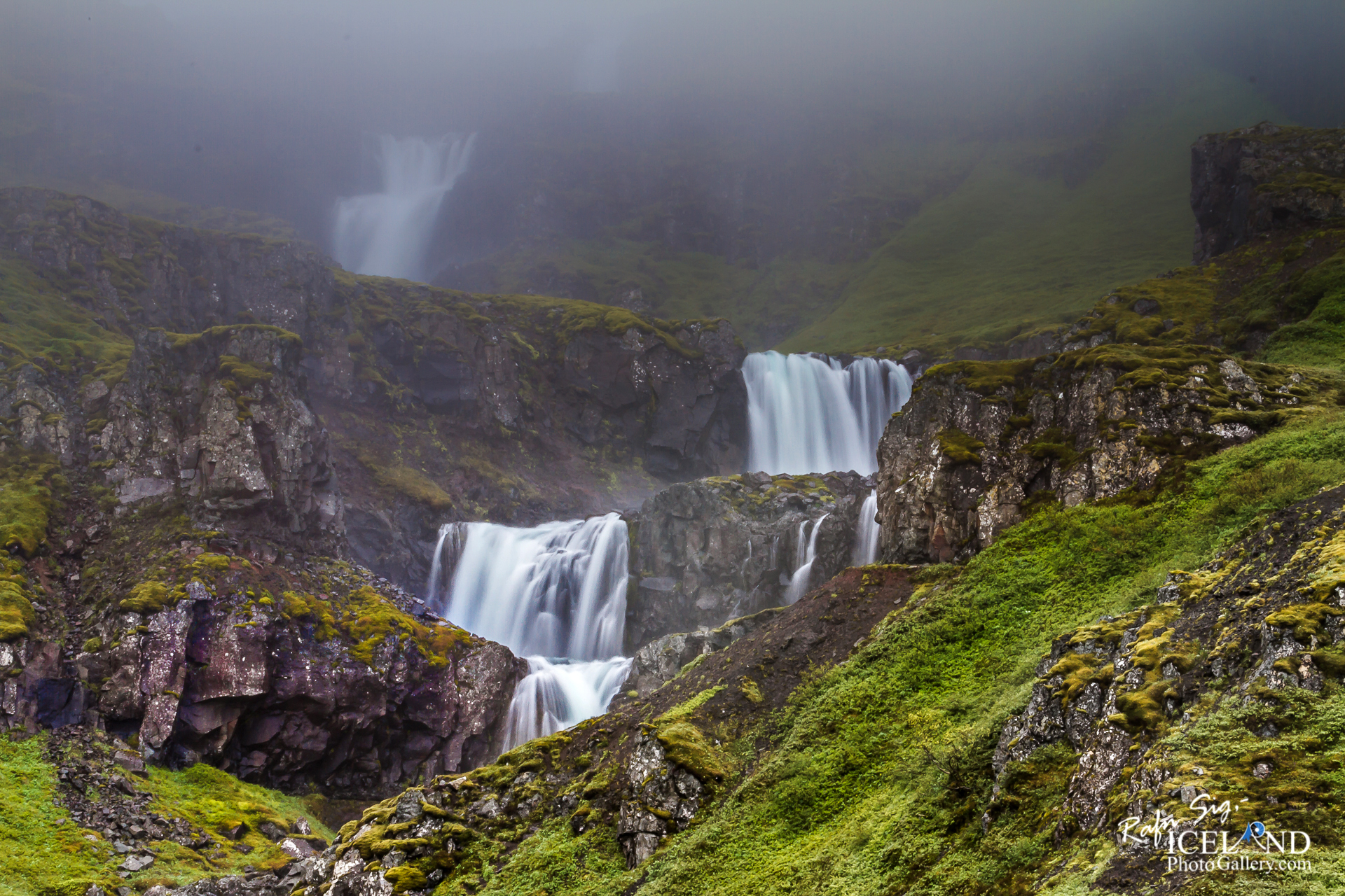 Klifbrekkufossar waterfalls – Eastfjords │ Iceland Landscape