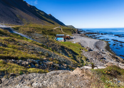 Krossneslaug Geothermal pool - Westfjords │ Iceland Landscape