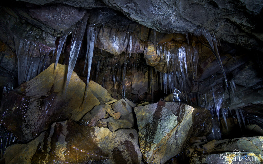 Inside Leiðarendi Lava Cave  │ Iceland Photo Gallery