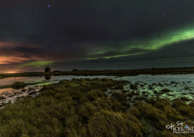 Northern lights at Atlagerðistangi│ Iceland