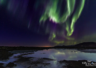 Northern lights at Bláa Lónið │ Iceland