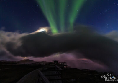 Northern lights at Gunnuhver │ Iceland