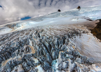 Öræfajökull Glacier Icefall │ Iceland Landscape from Air
