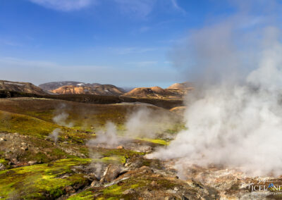 Hrafntinnusker Geothermal in the Highlands │ Iceland Landscape