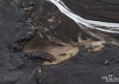 Riverbed in the highlands │ Iceland Landscape From Air
