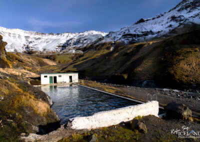 Seljavallalaug Natural swimming pool - South │ Iceland Landsca