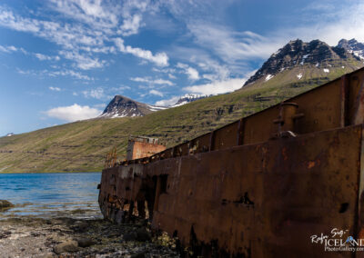 Shipwreck in Mjóifjörður – Eastfjords │ Iceland Landscape