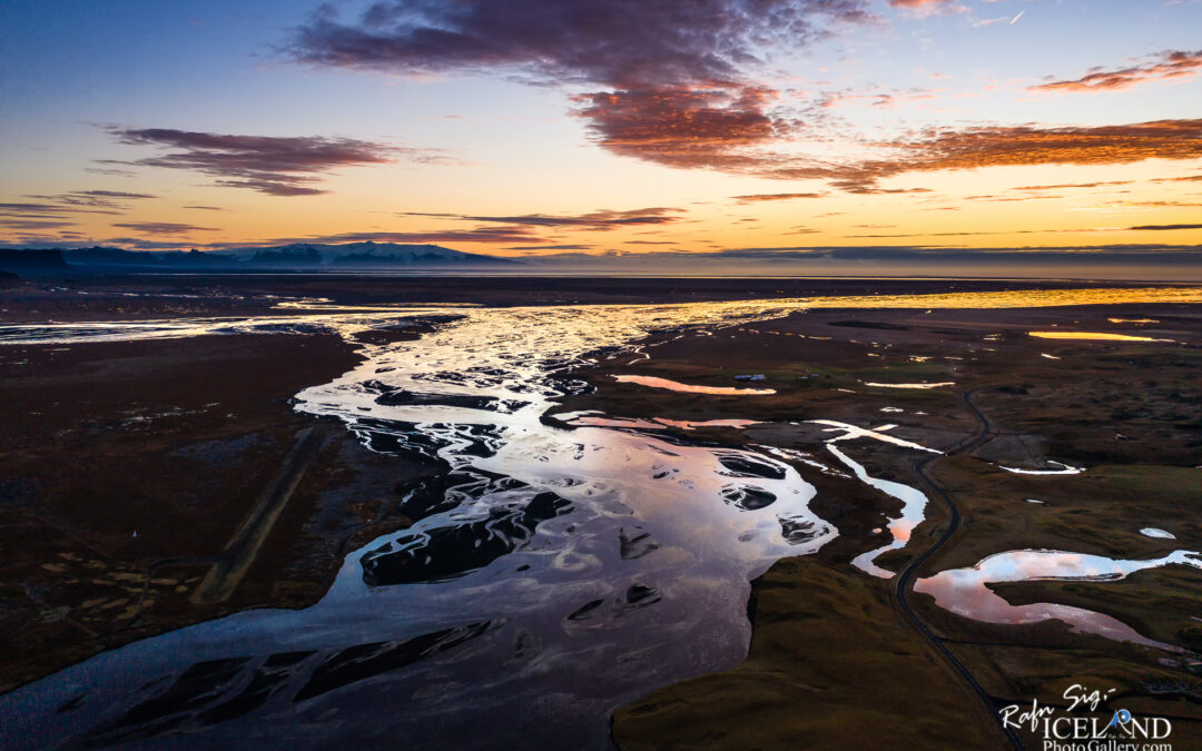 Skaftá River – South – Iceland Landscape from Air