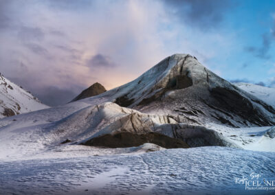 Sólheimajökull glacier outlet in winter twilight – Documenti