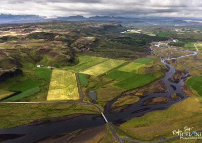 Tungufljót river in Skaftártnga │ Iceland Landscape from Air