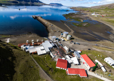 Whaling station. Hvalfjörður │ Iceland Landscape from Air