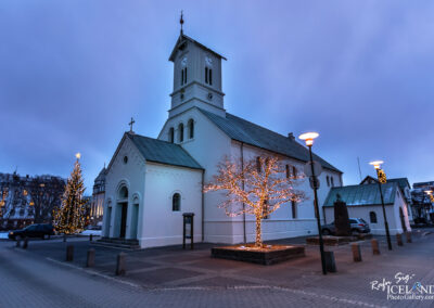 Fríkirkjan í Reykjavík in Christmas │ Iceland City Photogra