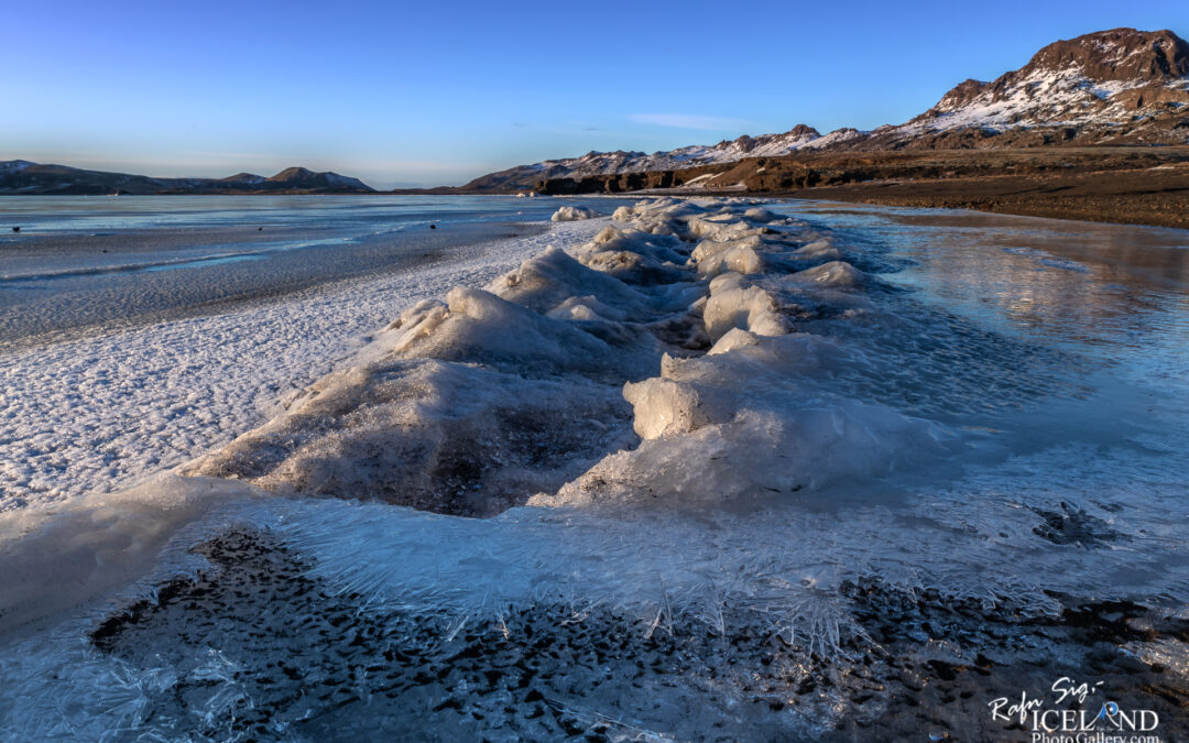 Kleifarvatn Lake in Ice – Iceland Landscape Photography