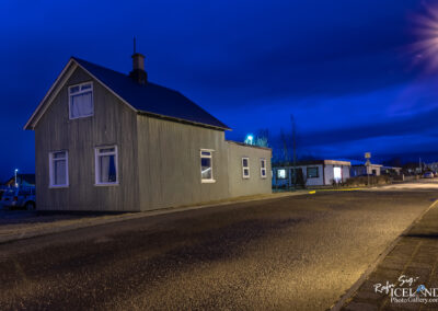The small house on the corner - Vogar │ Iceland city Photo