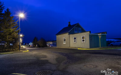 The small house on the corner - Vogar │ Iceland city Photograp