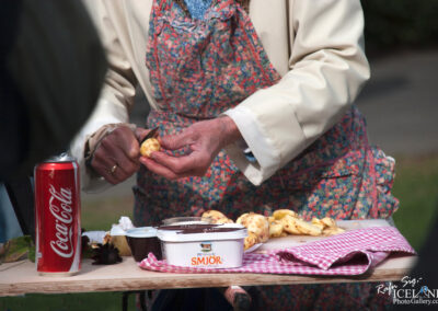 Woman peels potato│ Iceland City Photography