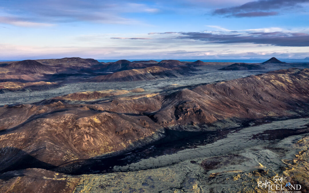 Núphlíðarháls to Keilir – Iceland Landscape from air