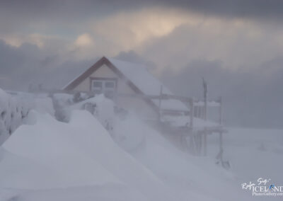 Vogar - Snowstorm │ Iceland Photo Gallery