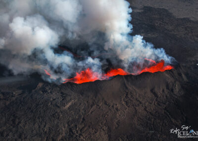 Holuhraun Volcanic eruption │ Iceland Landscape from air