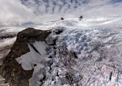 Öræfajökull Glacier Icefall │ Iceland Landscape from Air