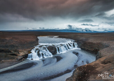 Gjallandi waterfall in river Skjalfandafljot │ Iceland Landscape Photography