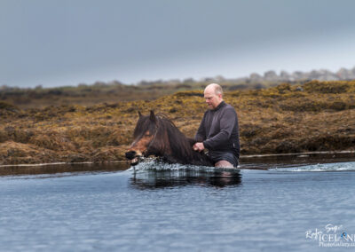 Horseriding in a River